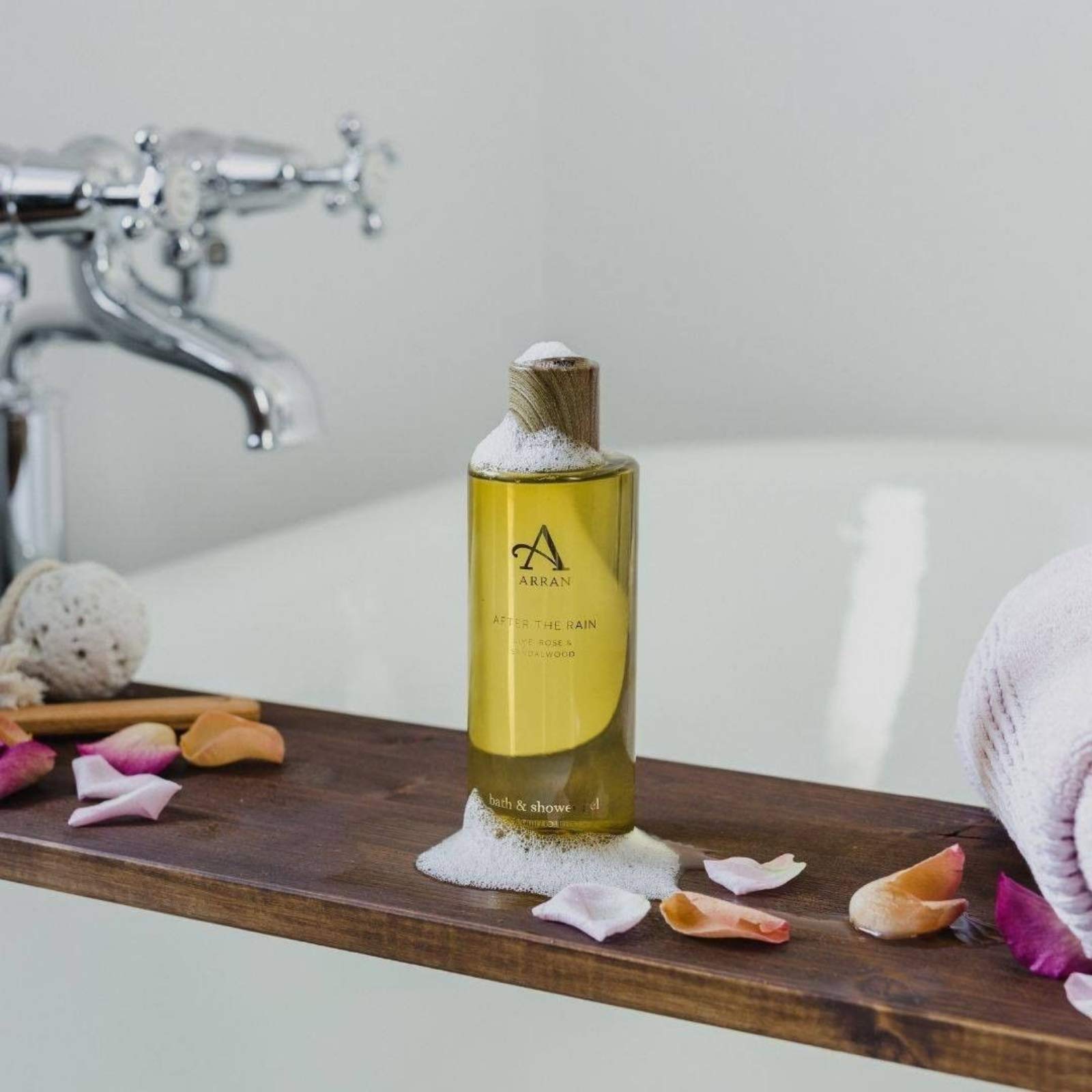 Arran Sense of Scotland After the Rain Body Wash (300ml) Luxury Scottish Shower Gel with Sandalwood, Rose & Lime - Premium Gift for Women & Men