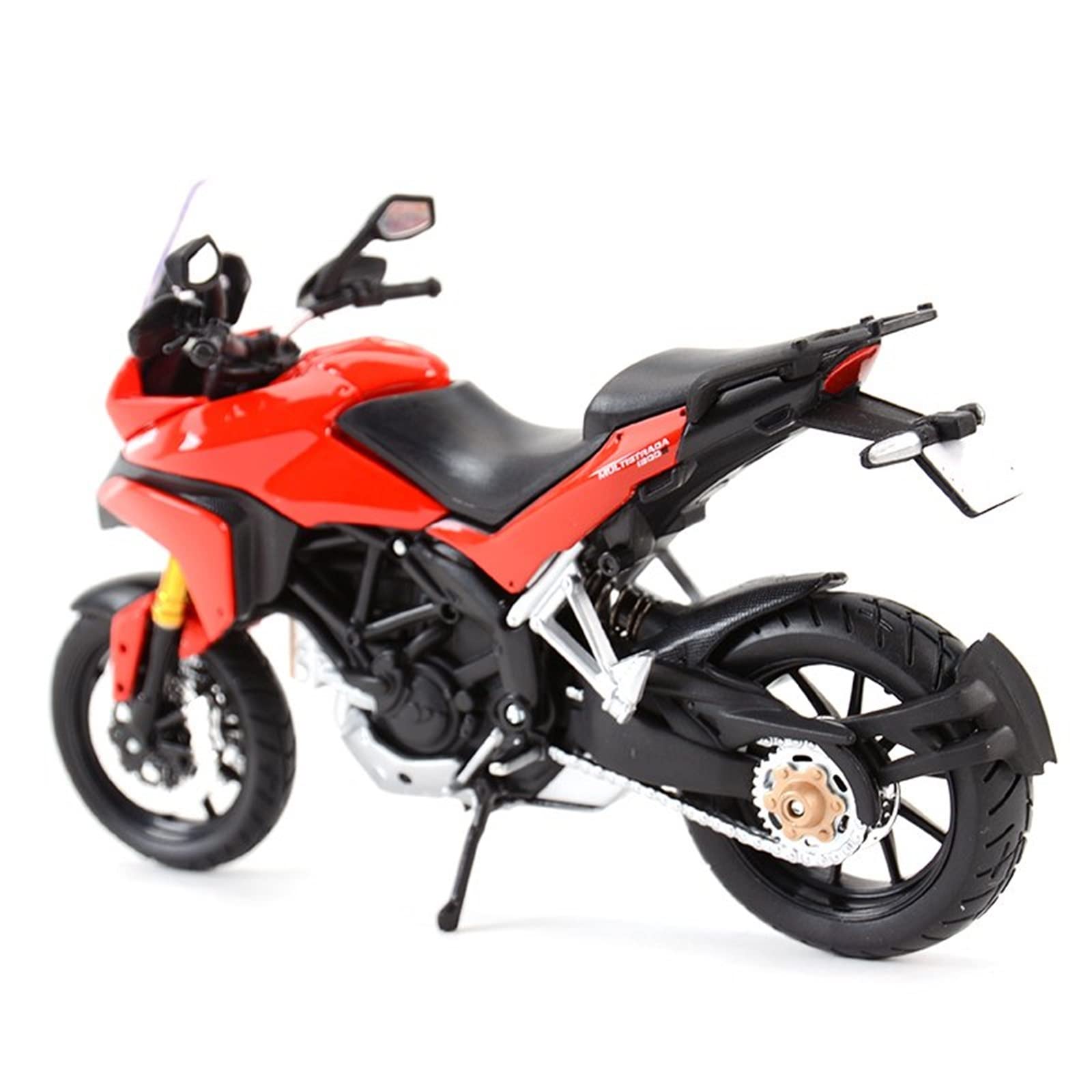 per Ducati Multistrada 1200S 1:12 Modello di Auto Pressofusa Rossa in Lega di Simulazione Auto da Collezione Hobby Modello di Moto Regalo Ornamento Modelli di Moto