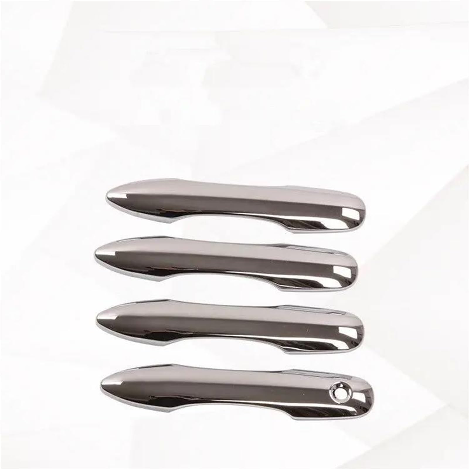 Kjhopy Chrome A Glossy Black For Toyota For Corolla For Auris E210 2019-2022 Car Door Handle Cover Bowl Trim Sticker Exterior Door Handle(Chrome A)