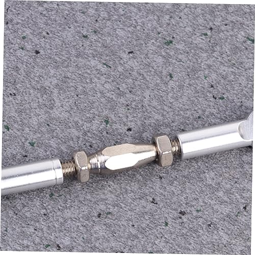 BESPORTBLE 6pcs Short Lever Upgraded Parts Rod Linkage for Turnbuckle Rod Linkage Car Rod Linkage Rod Linkage for Truck Silver miniatura 3