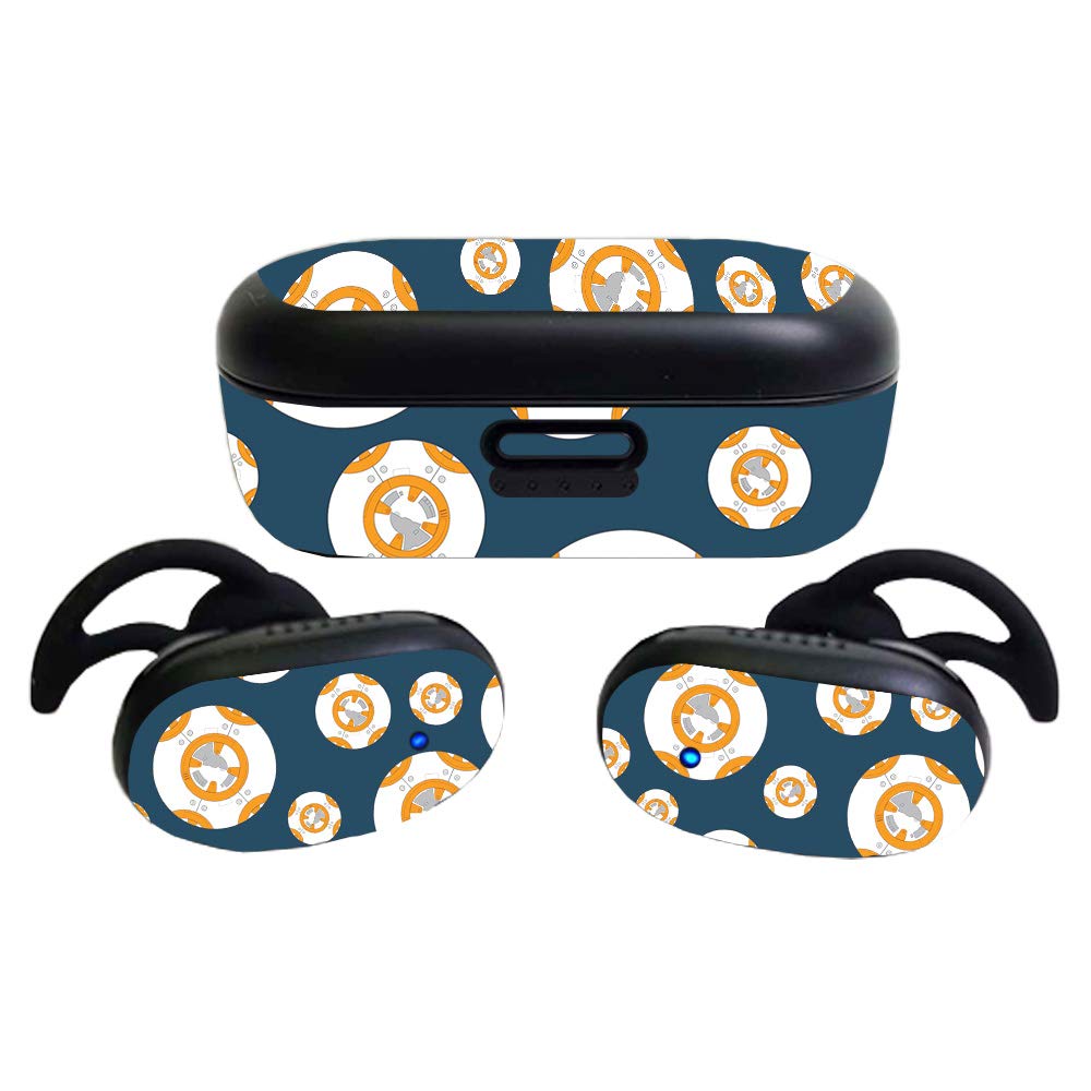 MightySkins Glossy Glitter Skin Compatible with Bose QuietComfort Earbuds (2020)