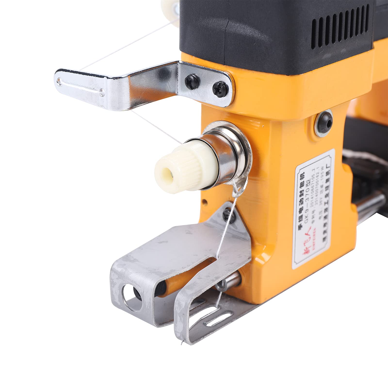 Portable Electric Sewing Machine, 36V Wireless Industrial mini Sewing Machine Single Line Dynamic Sewing Machine with Lithium Battery Charger for Woven Bags, Courier Bags, Storage Bag, Cotton Fabric.