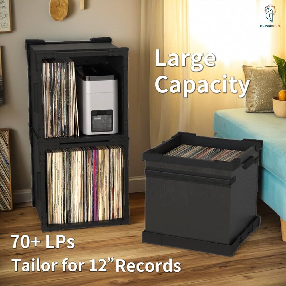 Amazon.co.jp: HumminGuru FlexiCube ビニールレコード収納