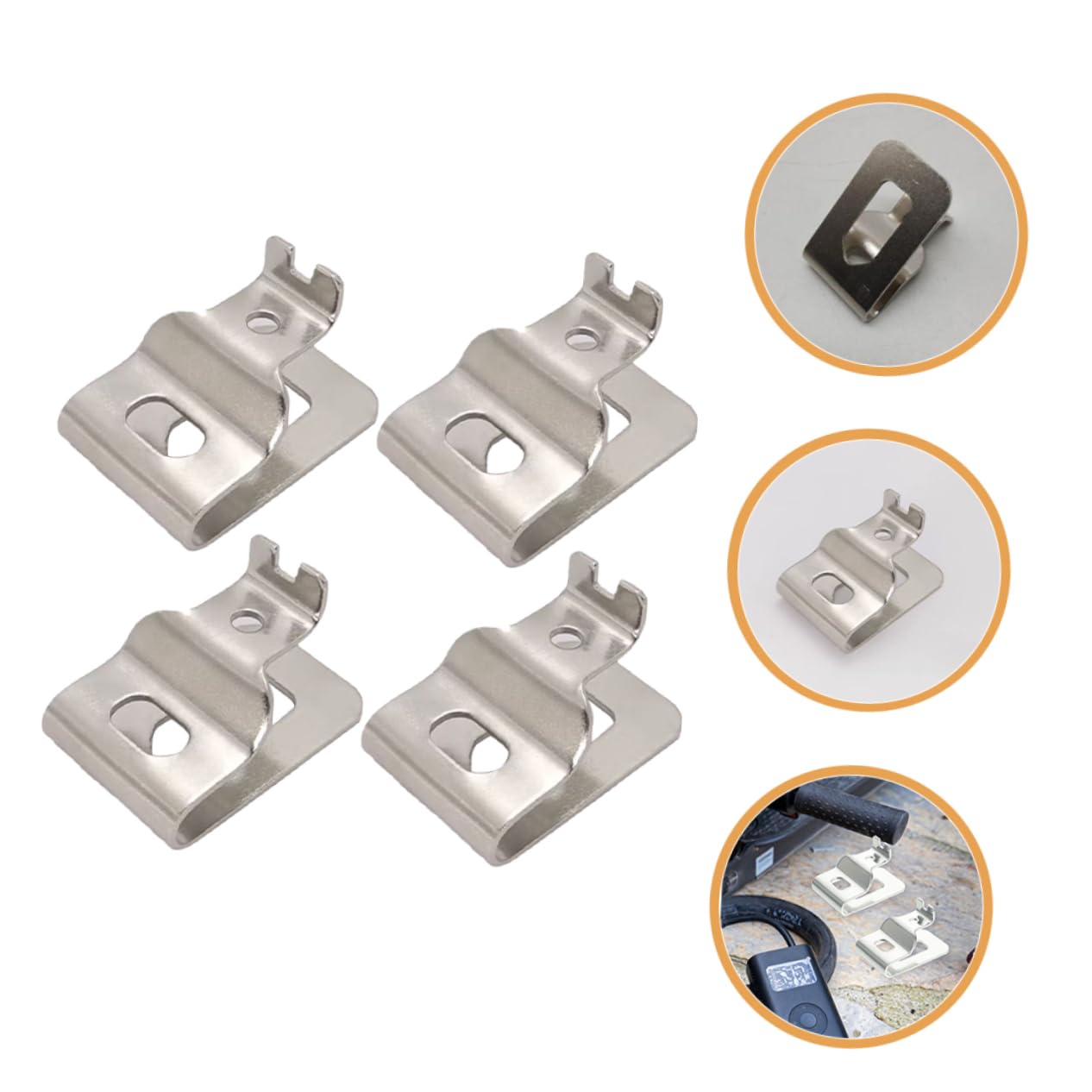 EXCEART 5 Set Fibbia Dell'utenzione Elettrica Gancio Da Cintura Per Trapano Avvitatore Clip Cinghia Del Driver Del Cacciavite Gancio Per Cintura Degli Attrezzi Argento 4 Pezzi*5