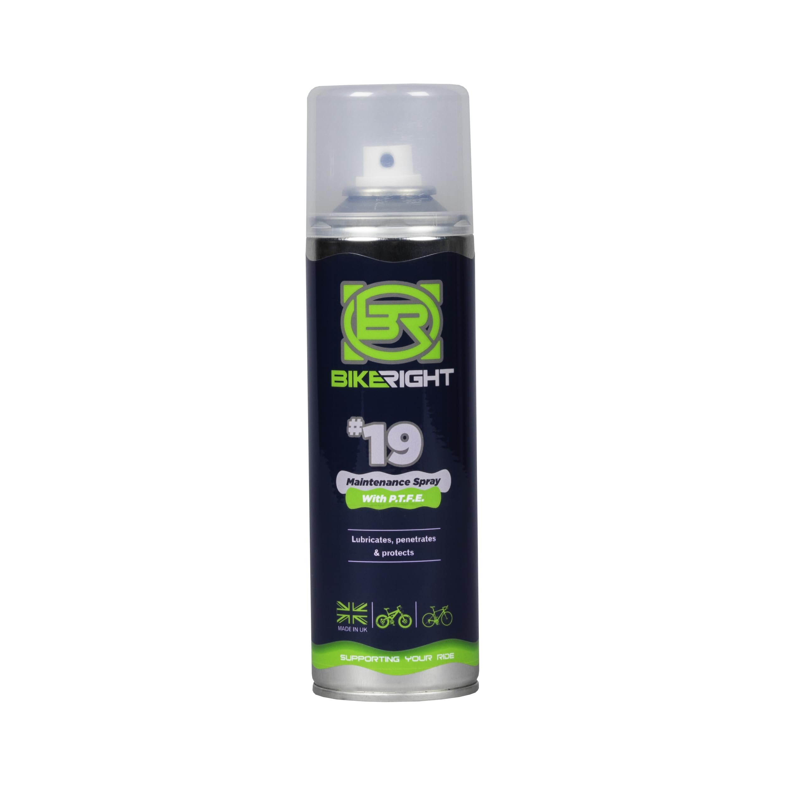 Bike Maintenance  Lubricant Spray With PTFE Bike Right Number 19 300ml