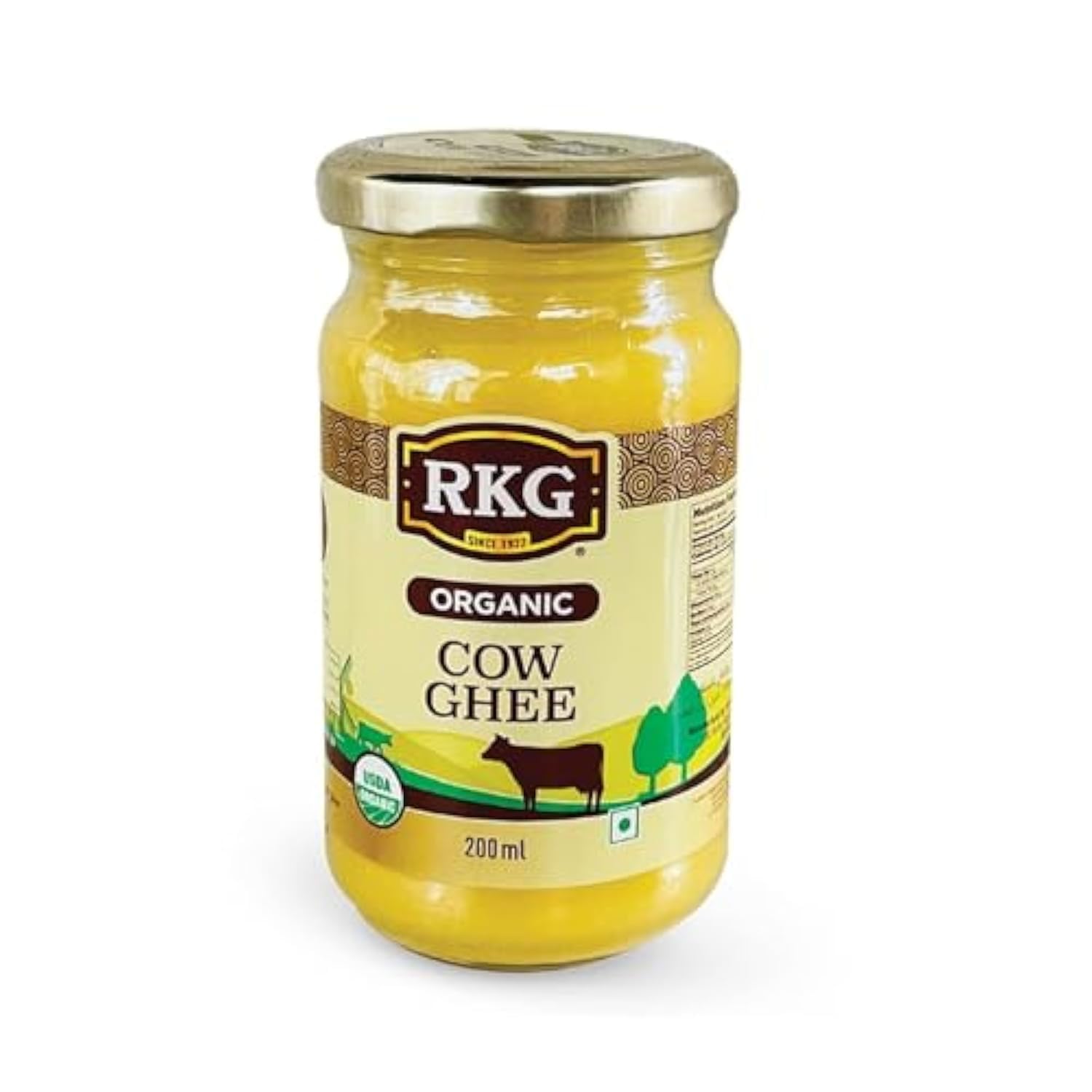 Organic Cow Ghee, 200 ml
