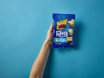 CORN NUTS Partially Popped White Cheddar, 3 oz Bags, 12 Pack