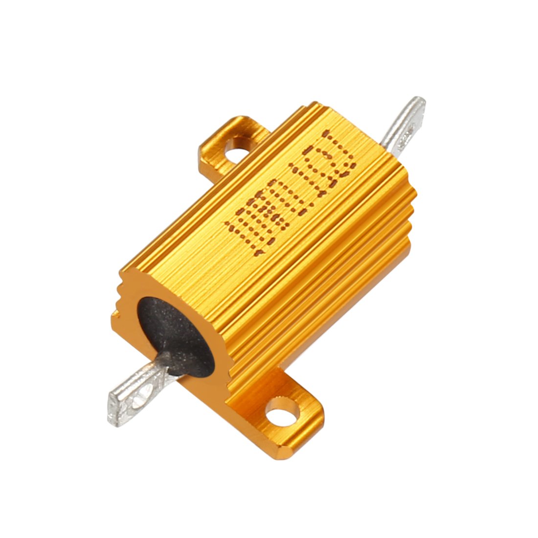 Amazon.com: uxcell Aluminum Case Resistor 10W 0.1 Ohm Wirewound for LED ...