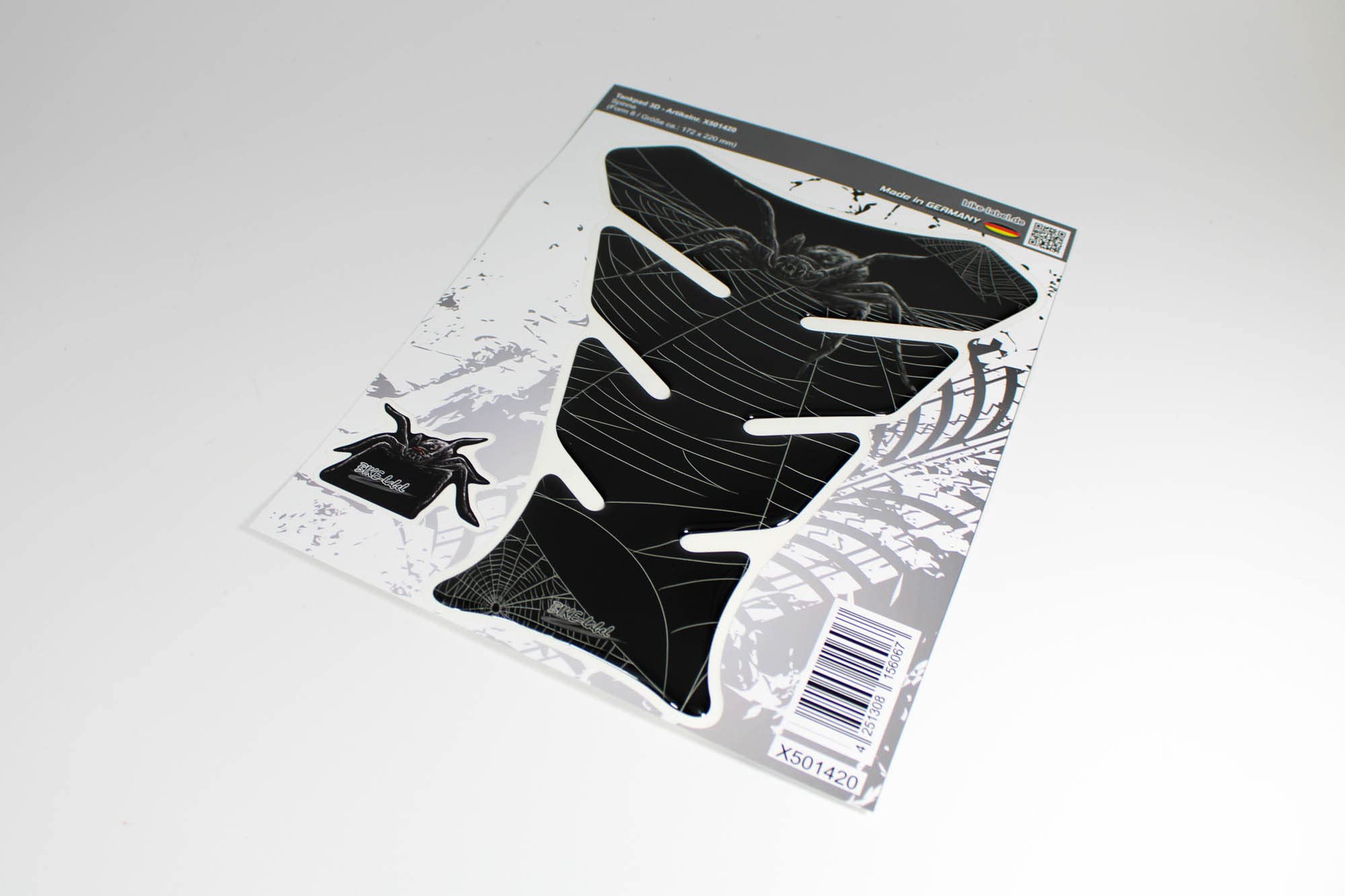 BIKE-label Protège-réservoir 3D pour moto, Autocollants moto, Spider Predator araignée X501442