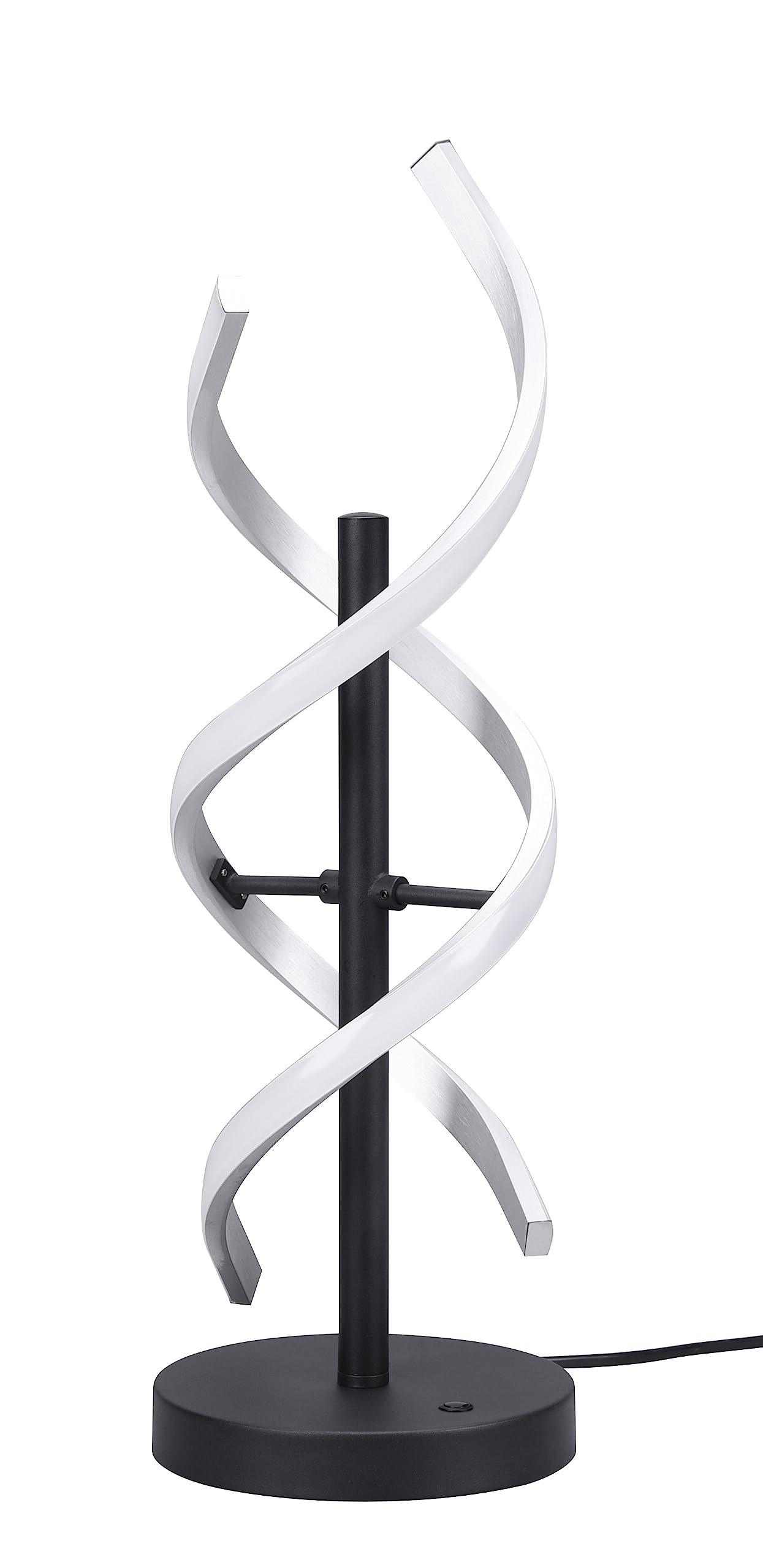 Trio Leuchten LED Tischleuchte Sequence 541810205, Aluminium Schwarz matt, inkl. 20.5 Watt LED, Switch Dimmer, Farbwechsel