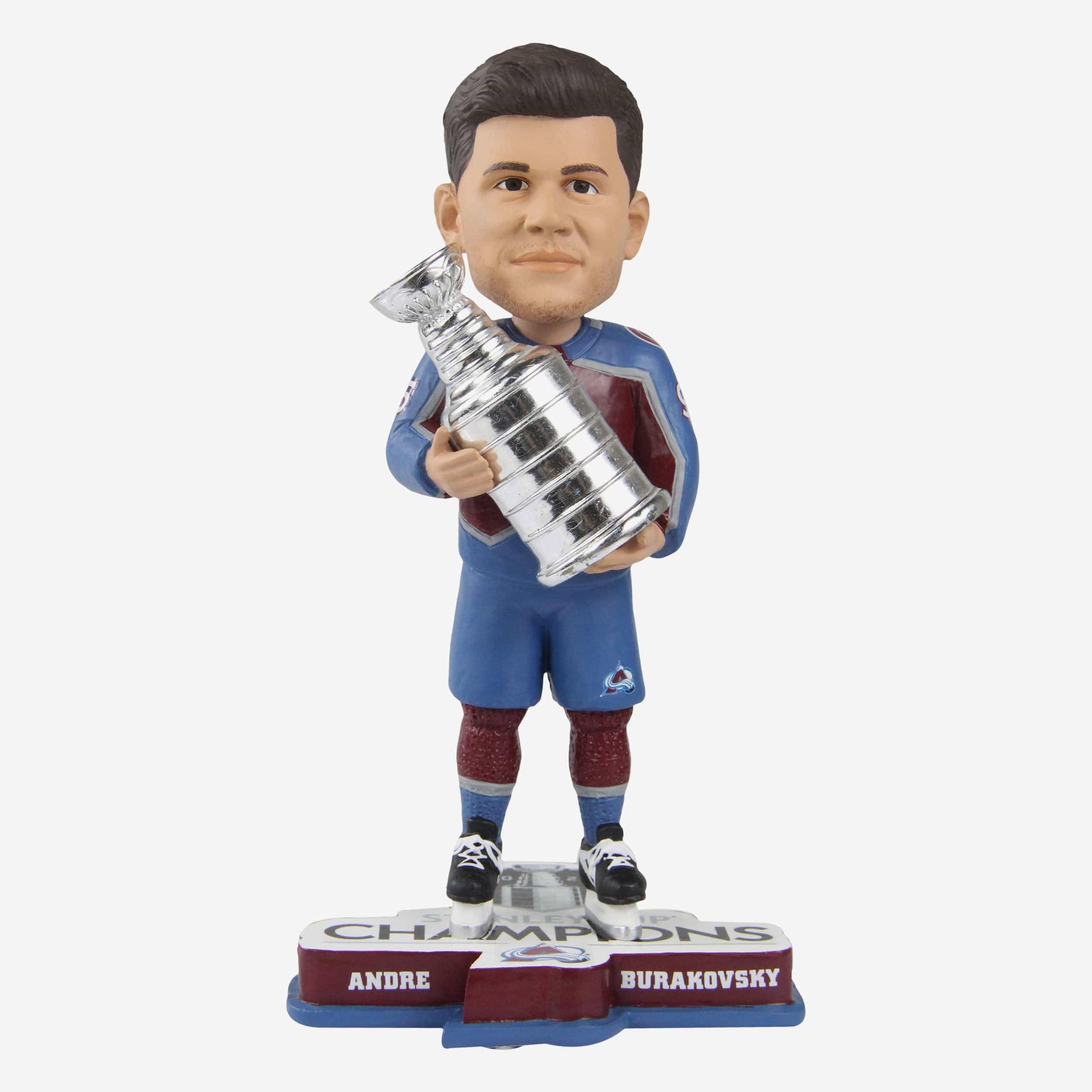 FOCO Andre Burakovsky Colorado Avalanche 2022 Stanley Cup Champions Bobblehead NHL