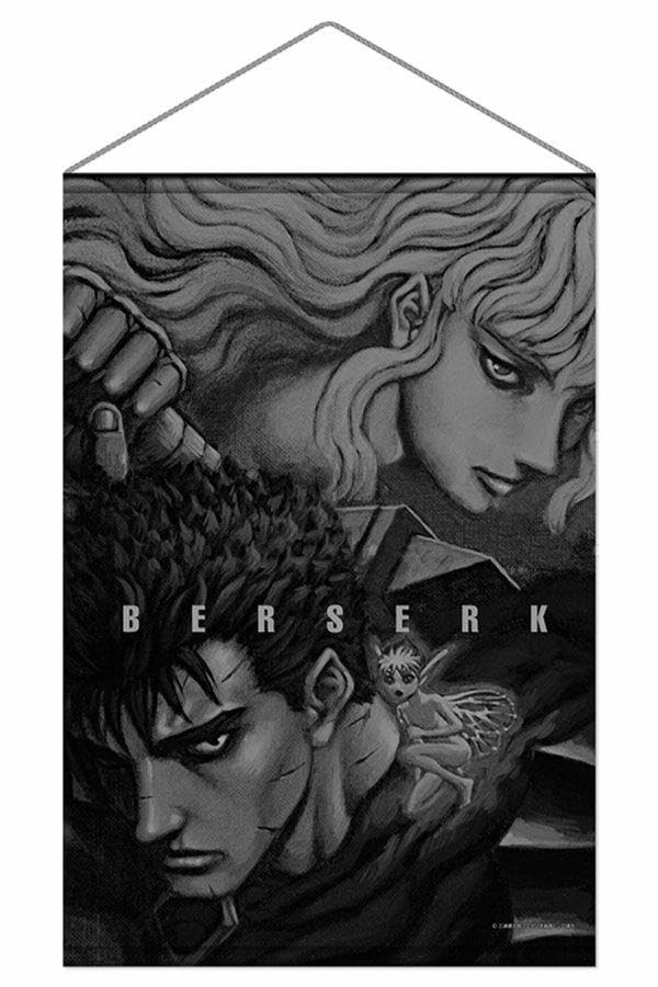 Amazon.co.jp: 大ベルセルク展 b2タペストリーc ガッツ&グリフィス