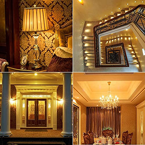 Gy6.35 Halogen Light Bulbs 12 Volt 50 Watt, 10 Pack 2 Pin Gy6.35 Base Bulb, Replacement T4 Tubular Jcd Type Bulb For Ceiling Lights, Table Lamp, Chandelier, 2700K Warm White, Dimmable #TOP3