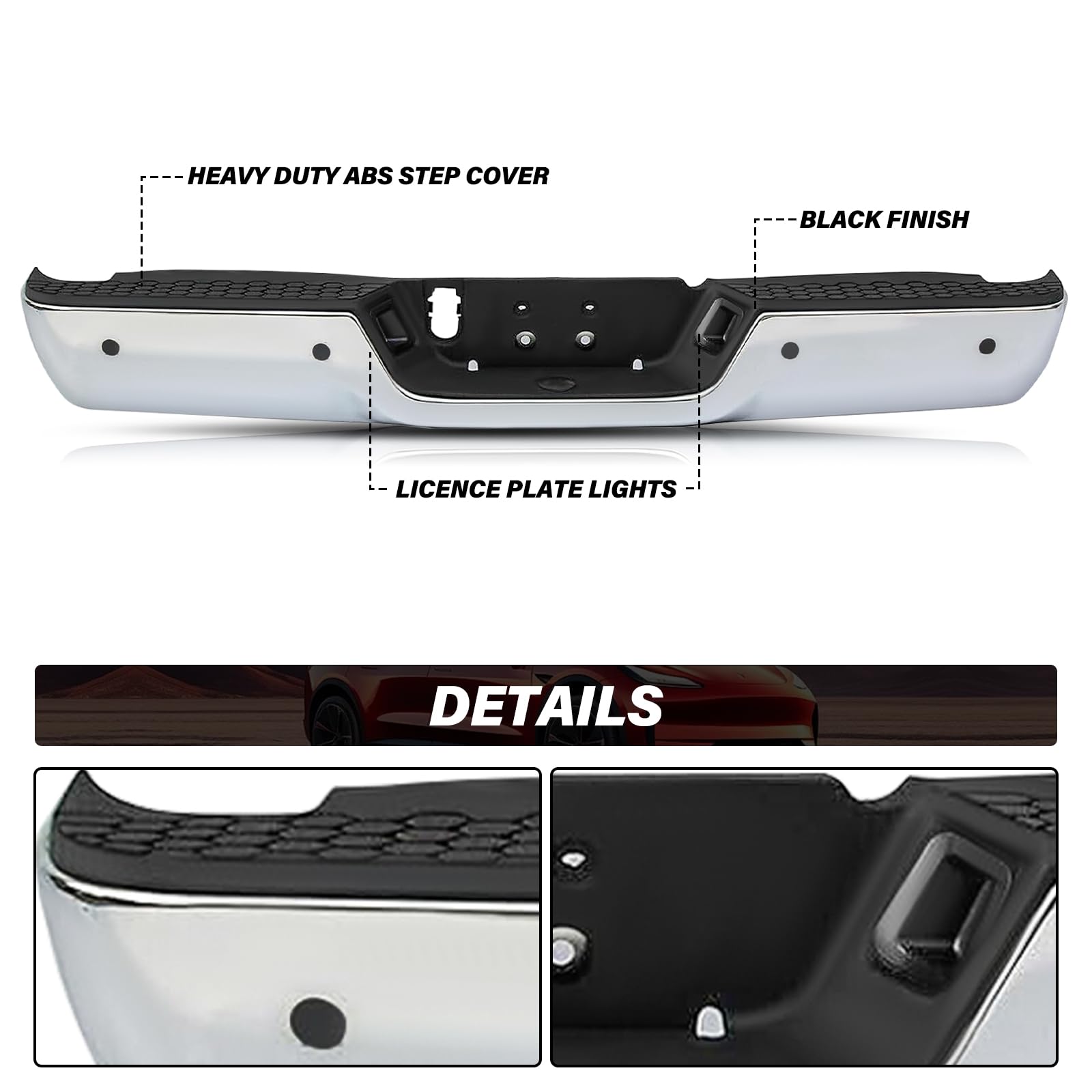 Rear Bumper Assembly Replacement 09 - Key Features