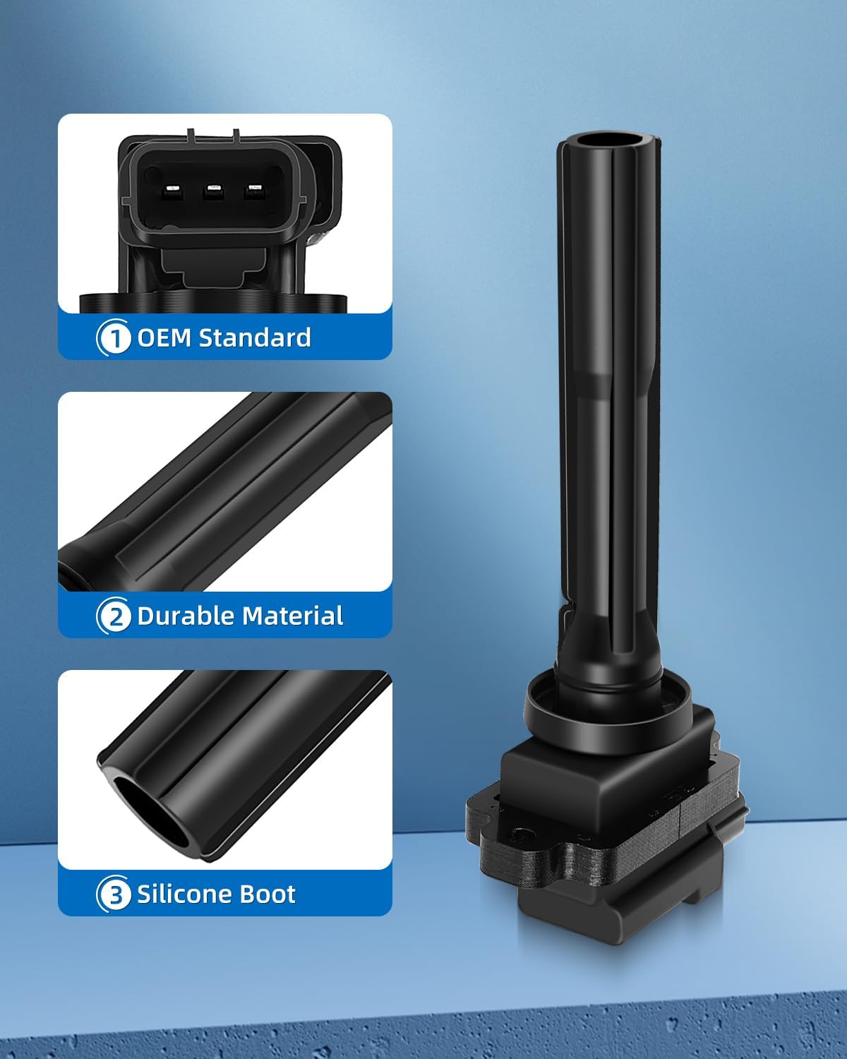 ECCPP ignition coils Pack of 4 UF237,coils packs,for Chevrolet Tracker 1999-2004 &,for Suzuki Aerio,Esteem,Vitara,Grand Vitara,Sidekick,XL-7,Replace,UF237 ‎C1159 E525A 5C1287