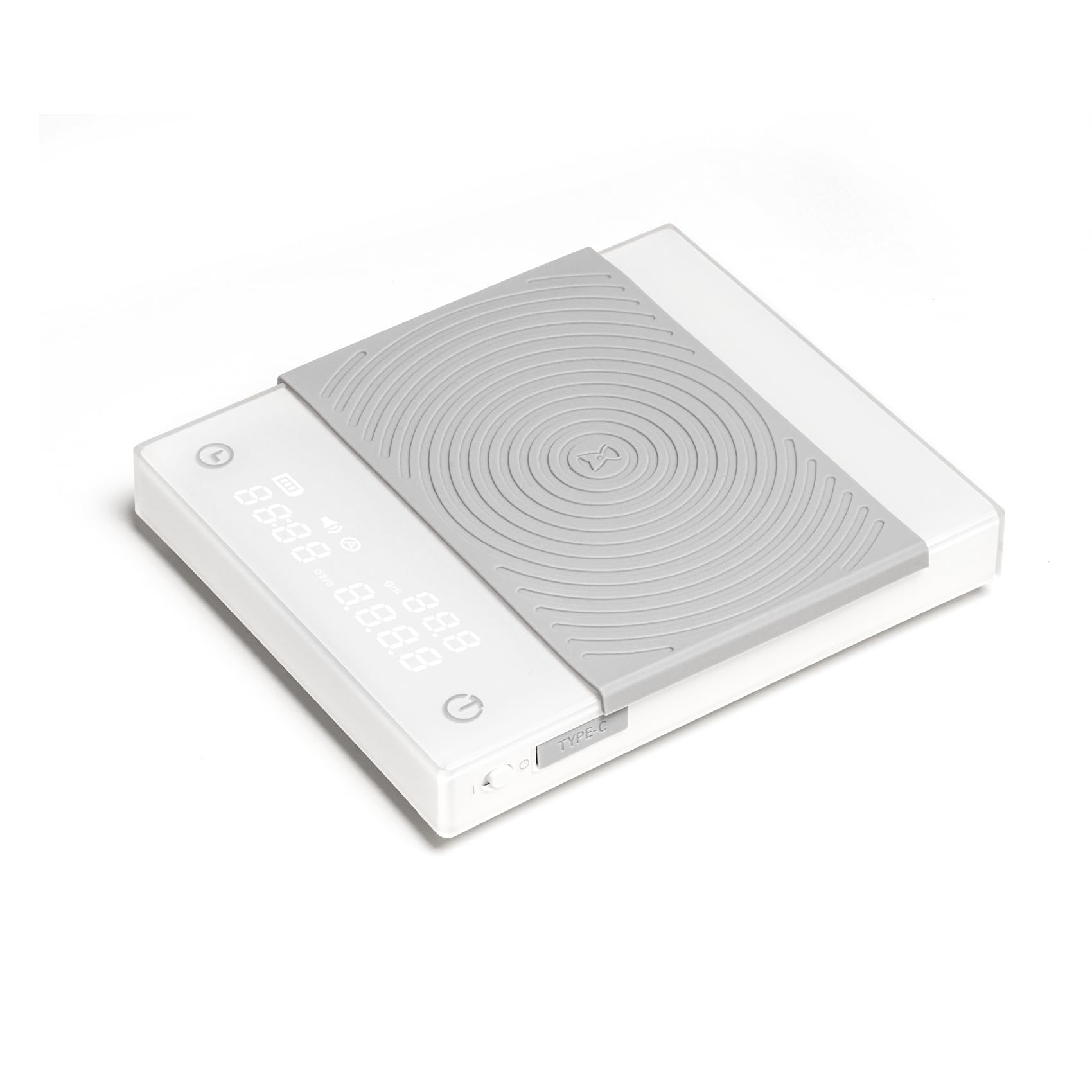 Photo 1 of TIMEMORE Coffee Scale Basic 2.0 Electronic Espresso White Scale with Water Flow Rate and Timer Function, Free Switching of Ounce/kg Units, Digital Scale for Kitchen/Baking/Cooking