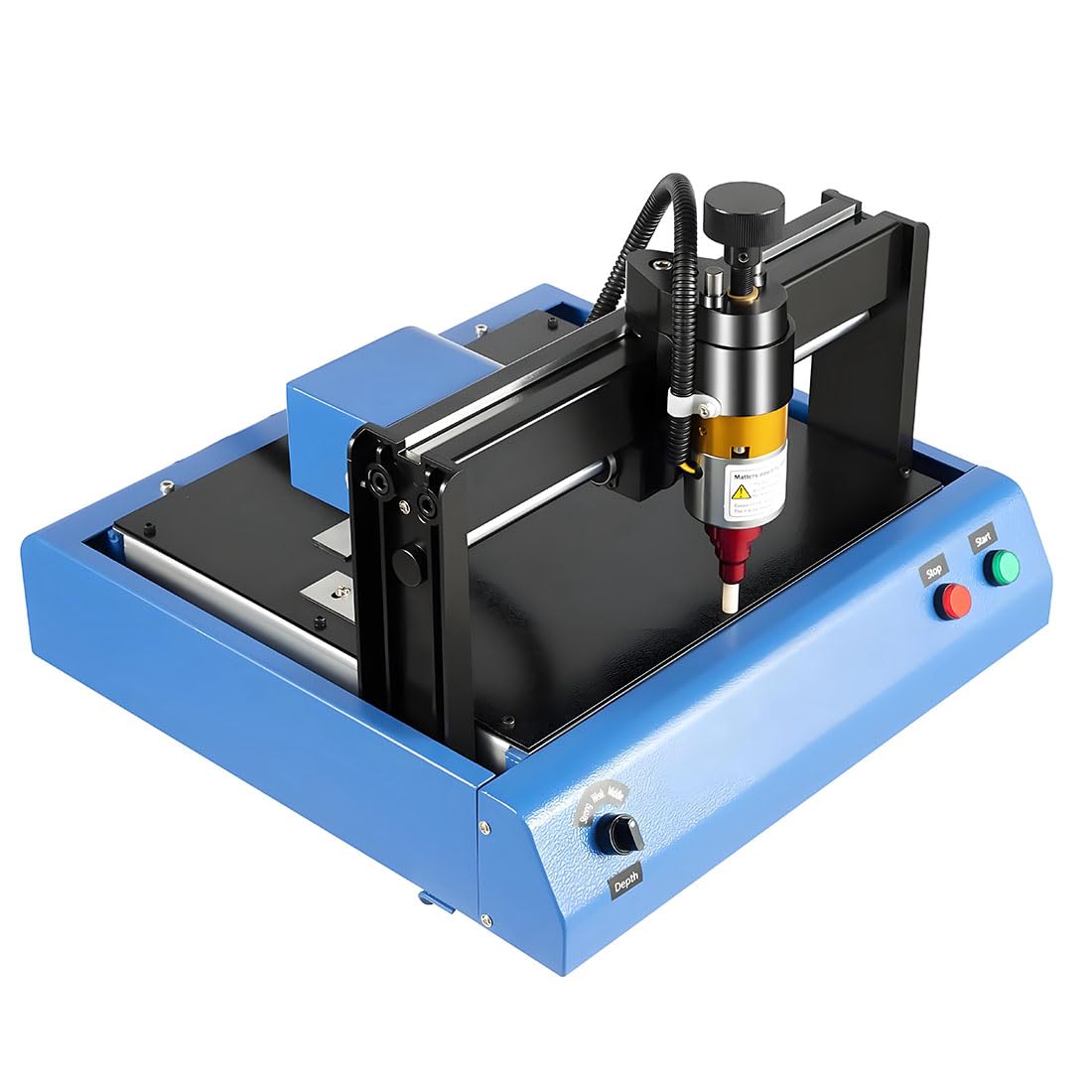 Ymnogjie Multicolor 400W Electric Marking Machine,Portable Metal Plastic Engraving Machine Desktop Nameplate Tag Marking Tool,0.05-1Mm Depth,For Mark Fixed Character Serial Number B