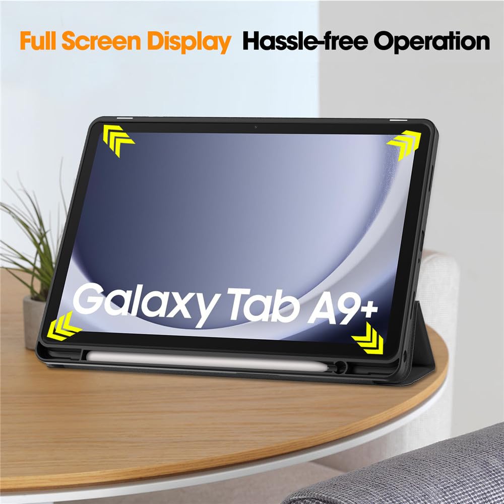 Amazon.co.jp: Galaxy Tab A9+ 11インチ ケース S Pen 収納 充電可能