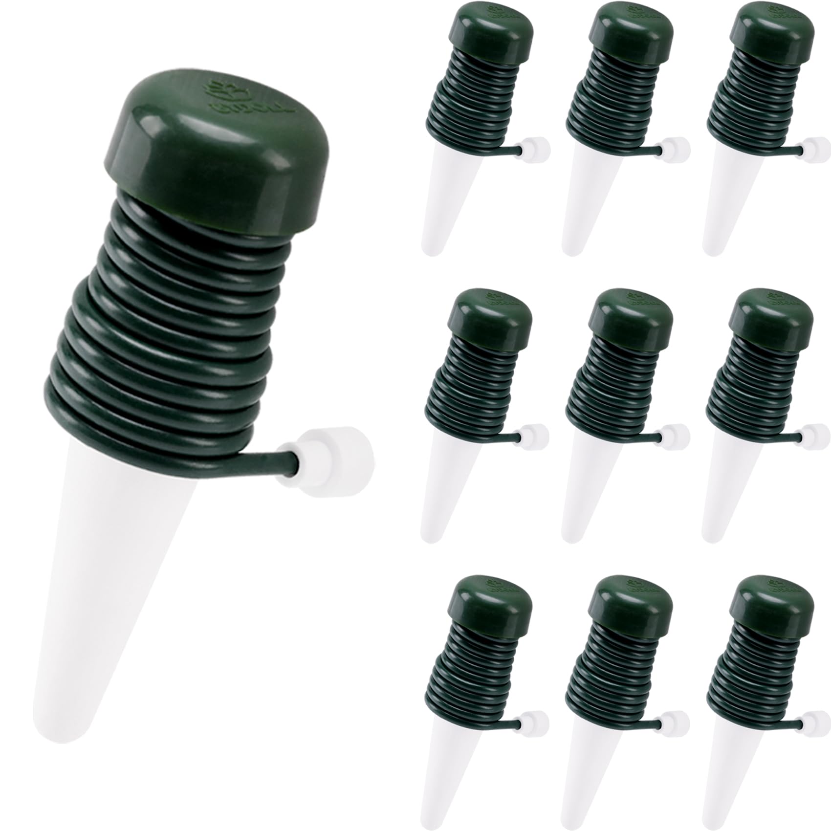 BYDOLL Plant Self-Watering Stakes Automatic Plant Watering Spikes Indoor or Outdoor Plants,Houseplant Insert Watering Devices Vacation Garden use,Drip Irrigation System Plant（10 Pack) (2023)