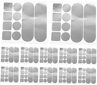 12sheets Aluminum Repair Patches for Soup Pots High-temperature Resistant Self-adhesive Kitchenware Stickers Easy to Use Leak Repair for Household Items