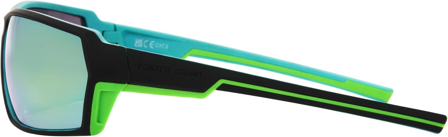 Foster Grant mens All Terrain Roman Wrap Sunglasses - Image 3