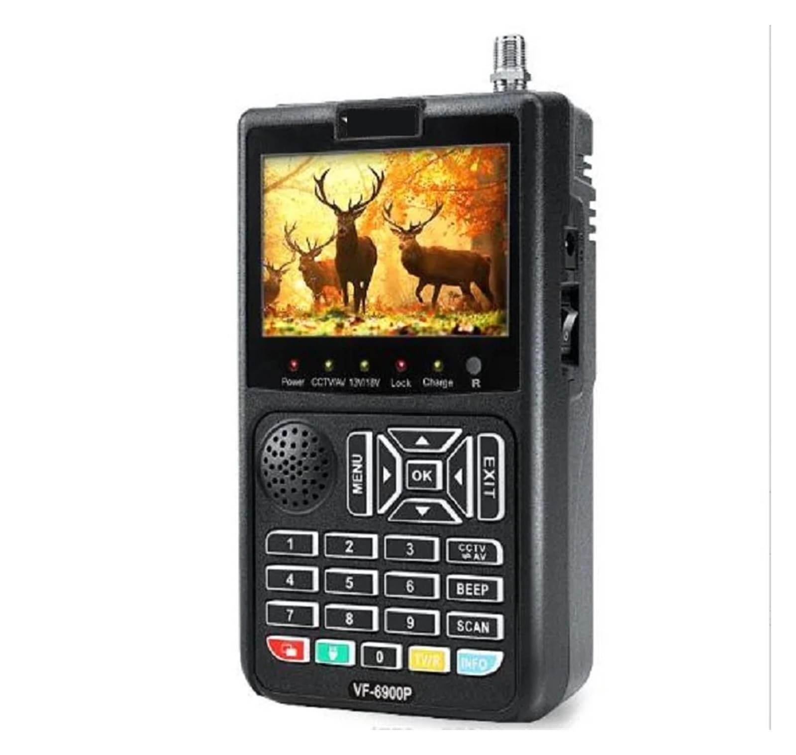 VF-6900P HD Numérique Satellite Finder DVB-S/DVB S2 Sat Compteur Récepteur SatelliteTV Tuner Haute sensibilité(VF6900P)