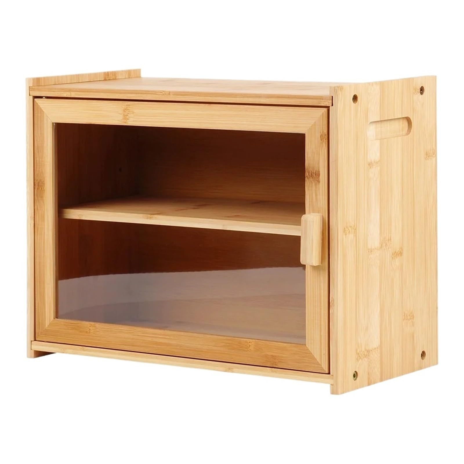 Chlebek Bambusowy Ze Szczypcami 40x20x31 Cm Przechowywanie Z łAtwym DostęPem