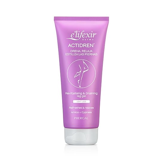 E'LIFEXIR Actidren - Gel Relajante y Drenante para Piernas, 200 ml