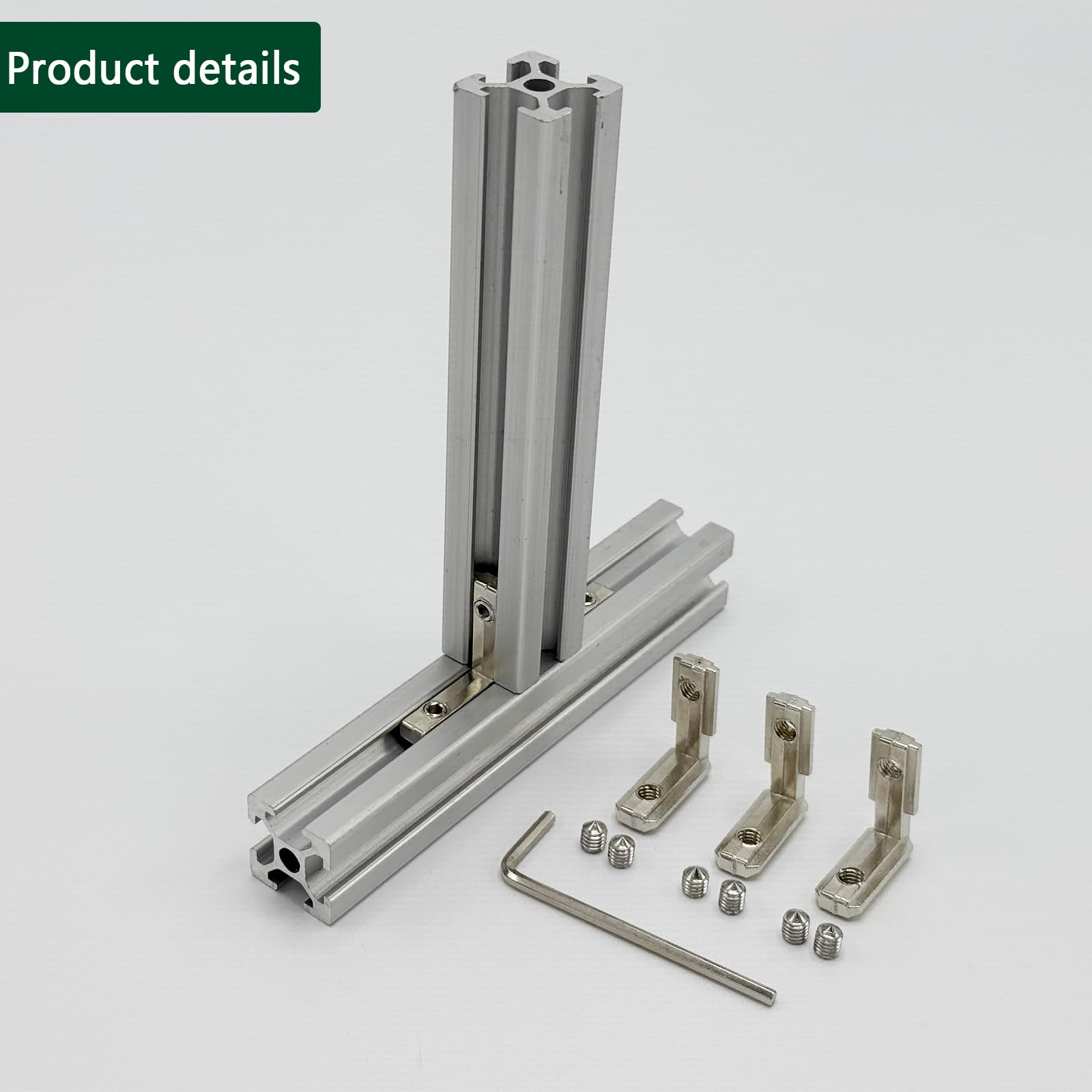 Lot De 30 Connecteurs D'Angle Intérieur 90° Pour Profilés Aluminium 2020 - Kit Complet L Avec Vis
