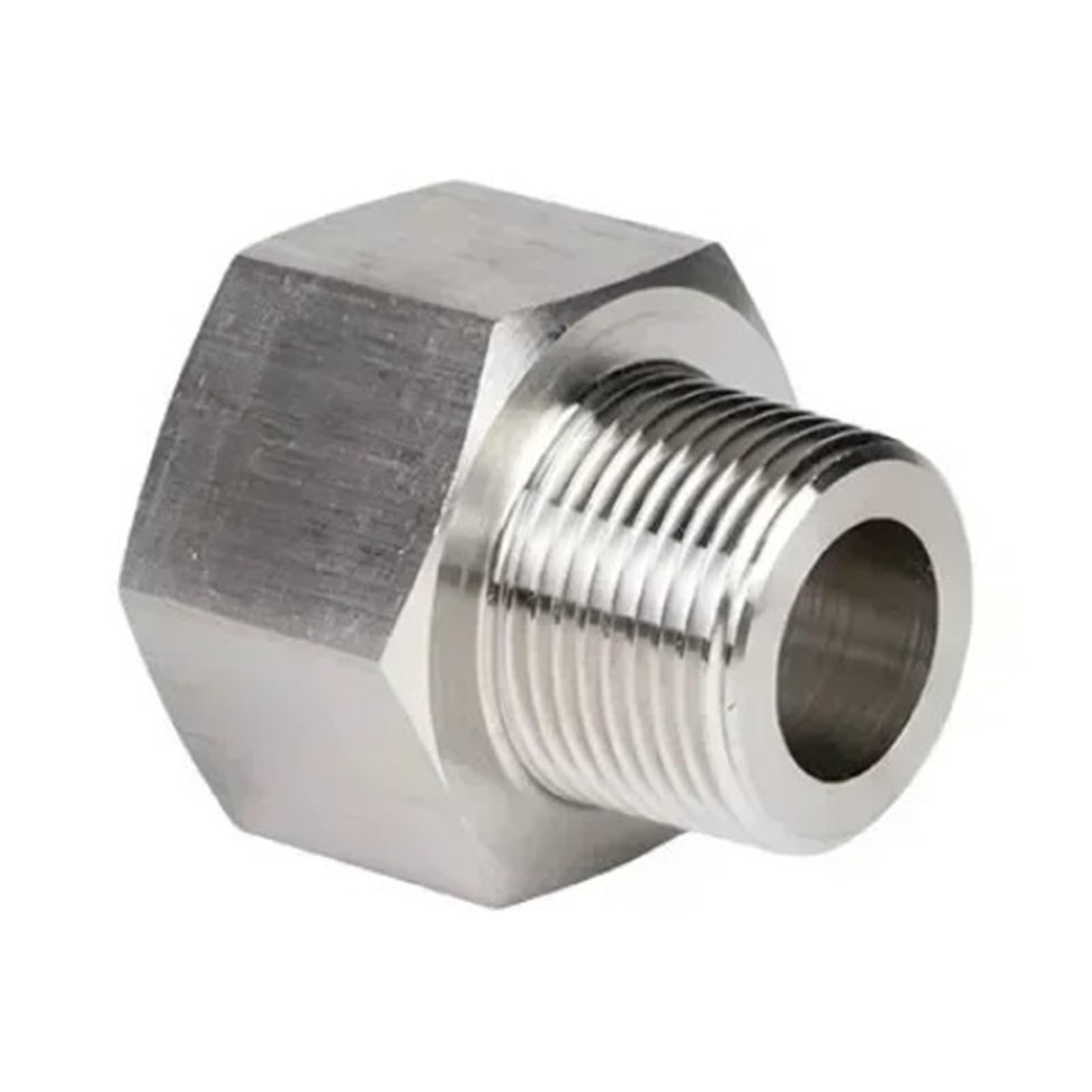 Raccord de Conversion en Acier Inoxydable, raccords à Angle Droit en Acier Inoxydable, coupleur Rapide fileté mâle 1/2" 3/4" 1" (3,50 pièces_BSP)