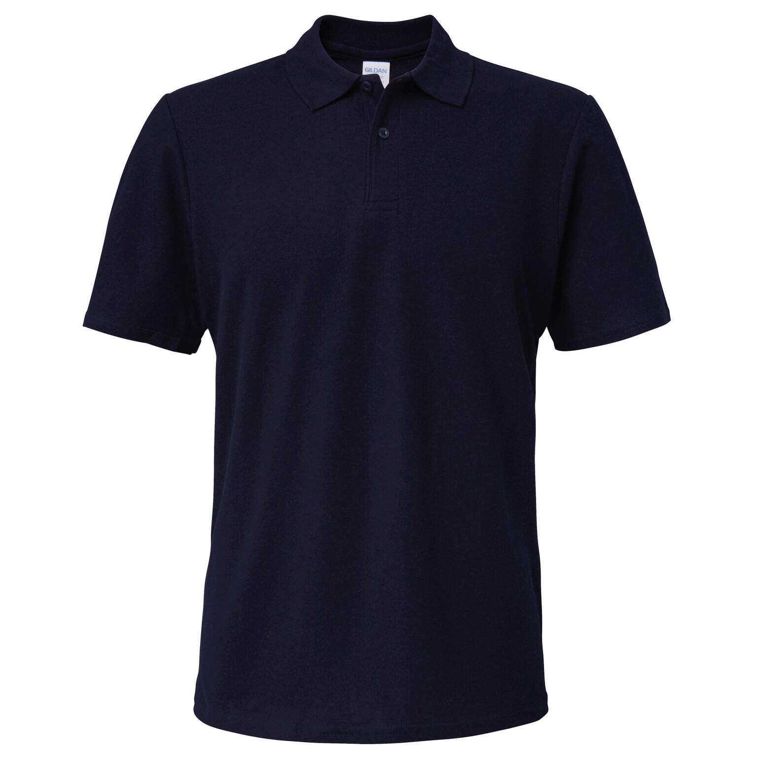 Gildan 64800 Softstyle Adult Double Pique Polo Shirt, Navy, 3XL