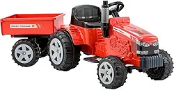Trator Massey Ferguson, Biemme, Elétrico, 6V, Com Caçamba