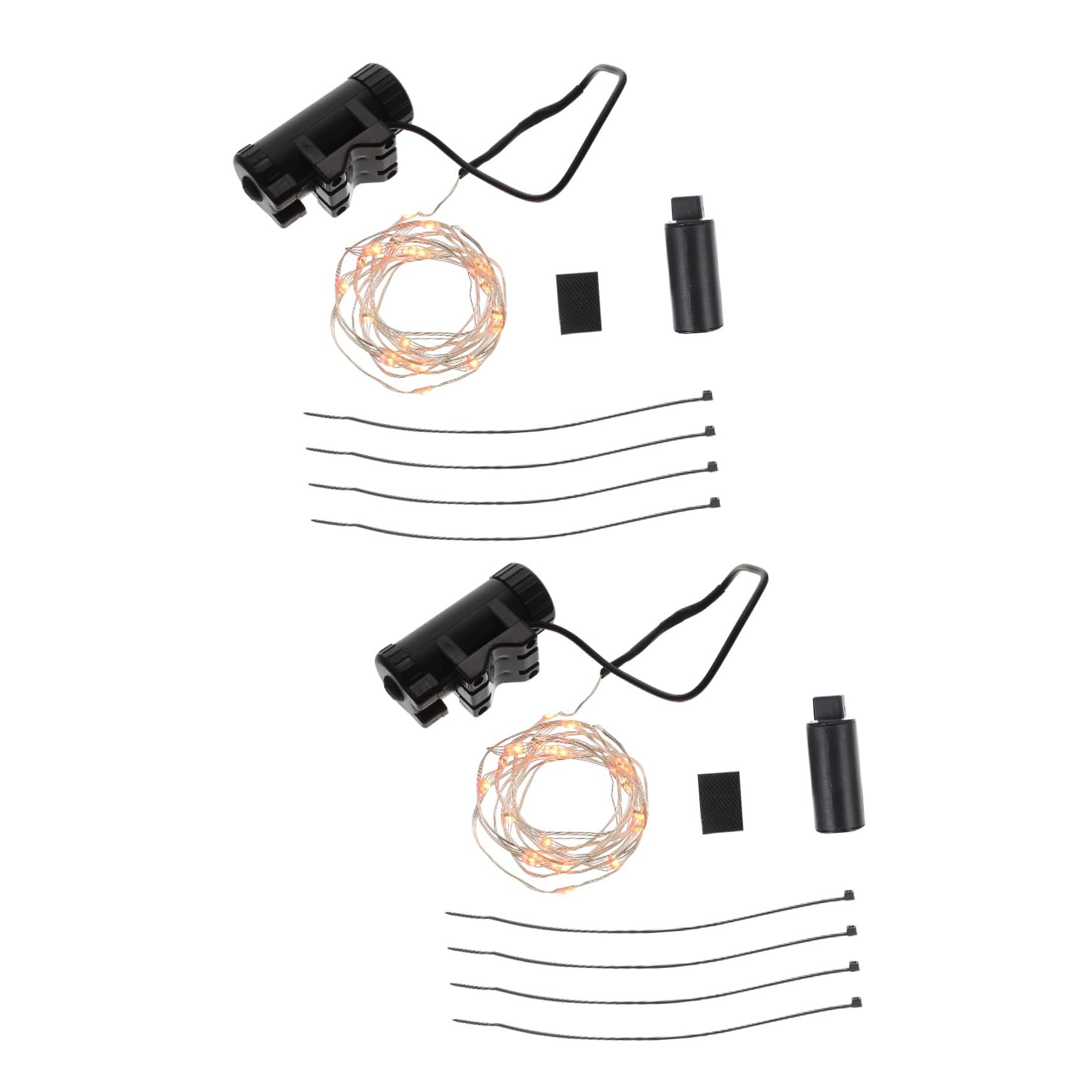 UPKOCH Feu Arrière LED pour Vélo Rechargeable Réfléchissant Décoratif Accessoire De Cyclisme Abs Noir
