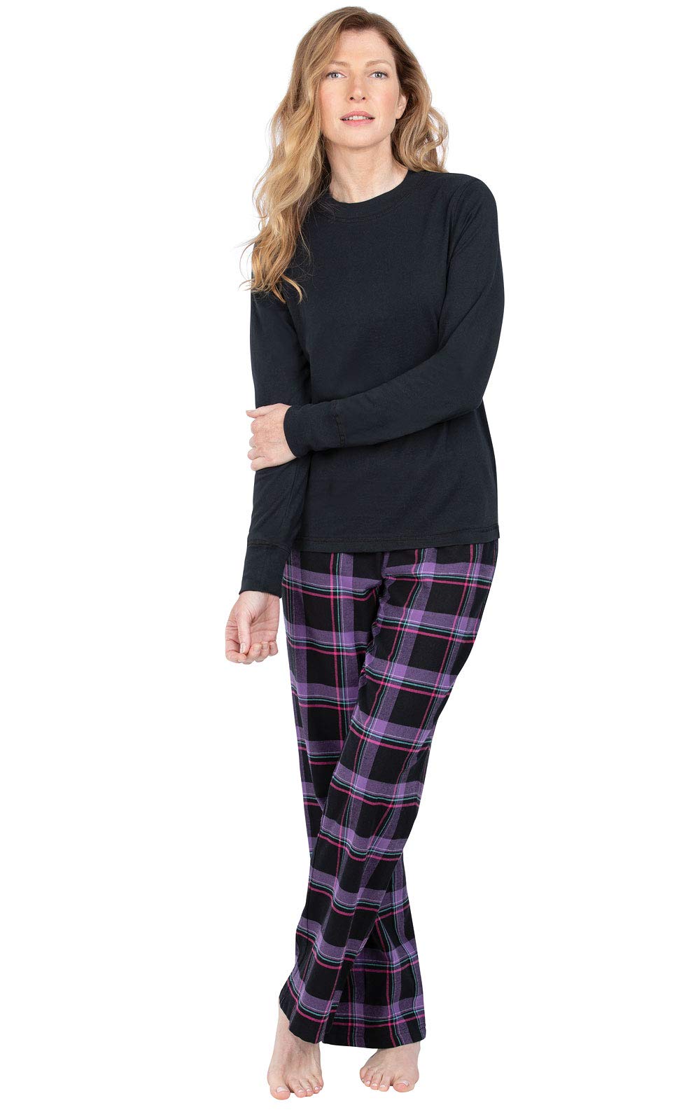 PajamaGramWinter Pajamas For Women - Plaid PJs Flannel Pants