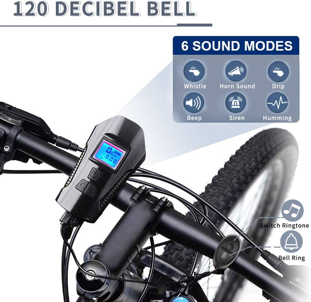 VARUN Nestling?Bike Light Set,USB Rechargeable Bike Light Front 2400LM Mountain Bike Lights, IP65 Waterproof Bicycle Headlights 4 Modes