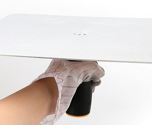 Miniatura 6 de SEUNMUK 2 piezas de halcón para paneles de yeso de 12 x 12 pulgadas, halcón enlucido de aluminio, soporte para tabla de mortero con mango de agarre