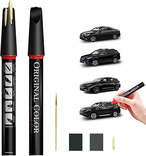 Miniatura 40 de Carhoo SAL Abyss Blue Pearl Compatible con Subaru Exact Match Lápiz de Pintura de Retoque Código: SAL (Abyss Blue Pearl),Código: 202 Negro/Negro