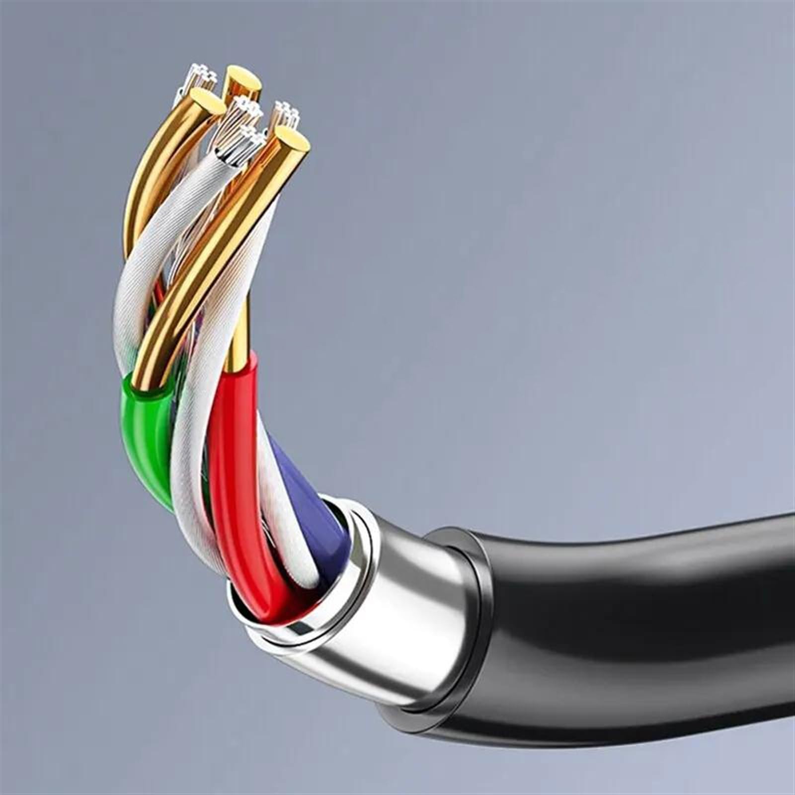 Cable De PVC De Alta Elasticidad, Cable De Instrumento De 6,35mm A 6,35mm, Cable De Guitarra Mono Jack De 1/4 Pulgadas Cable de instrumento Guitarra (Color : 2m)