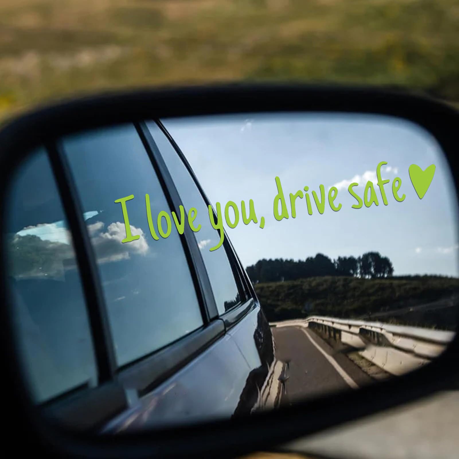 Ruichi I Love You Drive Safe Aufkleber - 16 Stück Auto Spruch Sticker