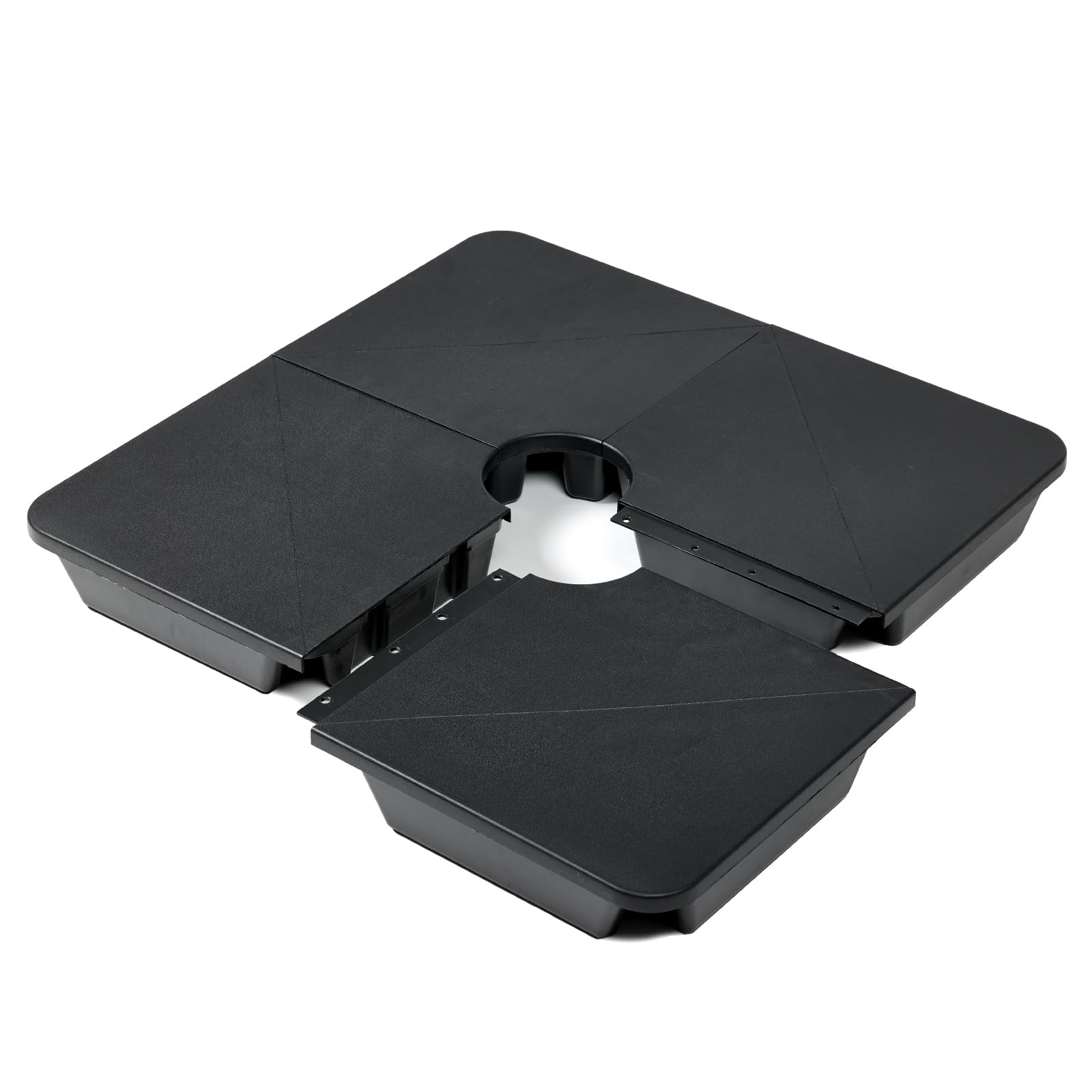 Aoodor 4-Piece Outdoor Offset Cantilever Umbrella Base