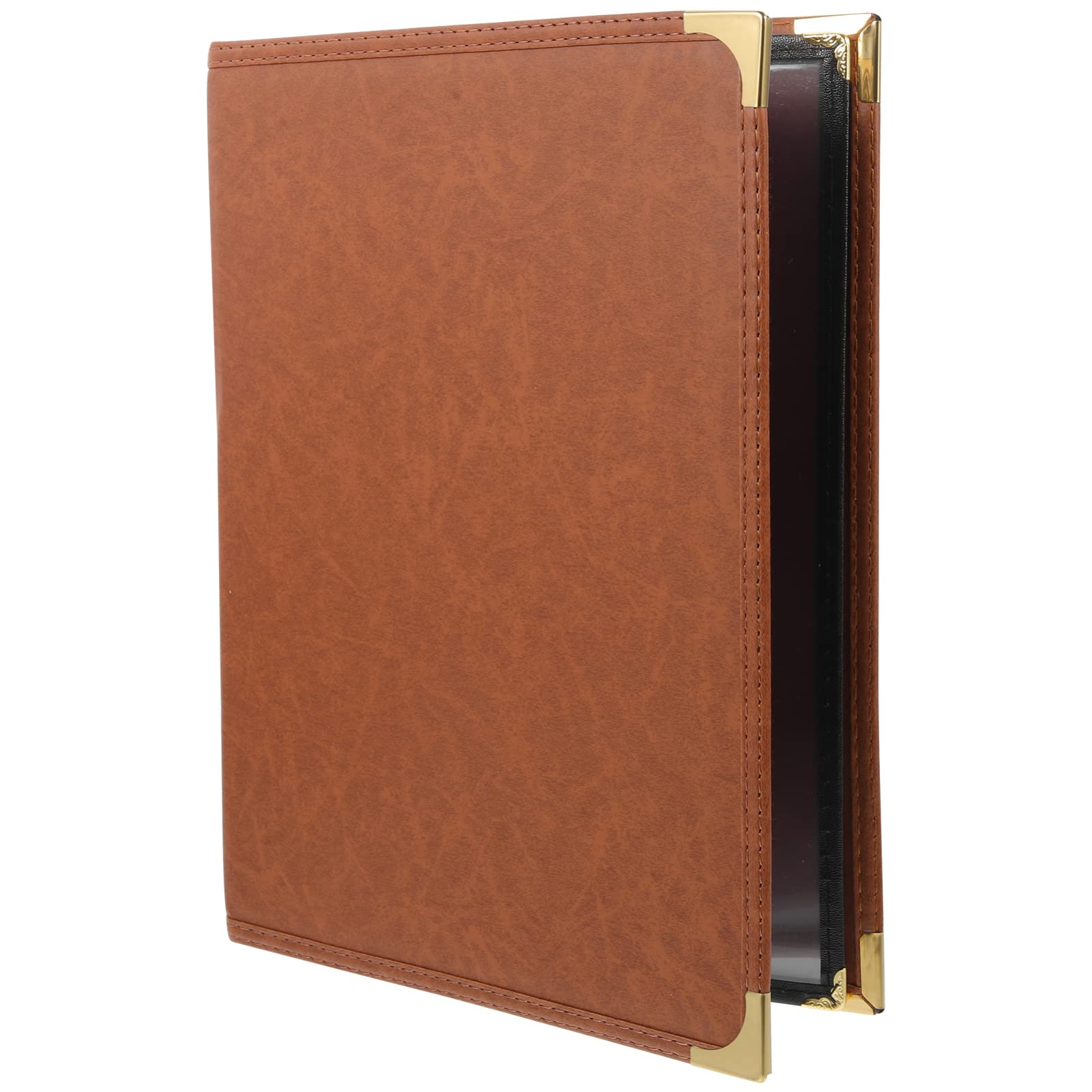 Luxshiny Porta Menù Trasparente in Pvc Copertina Protettiva per Libro Menù Ristorante Raccoglitore per Ricette Facile da Pulire Panno Umo