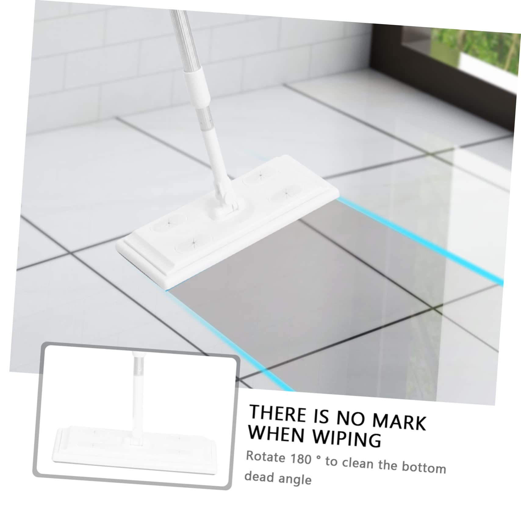 Beavorty 3 Thread Flat Mop Electrostatic Dust Removal Mop Electrostatic Dust Collector Mop Home Cleaning Tool Floor Wipes