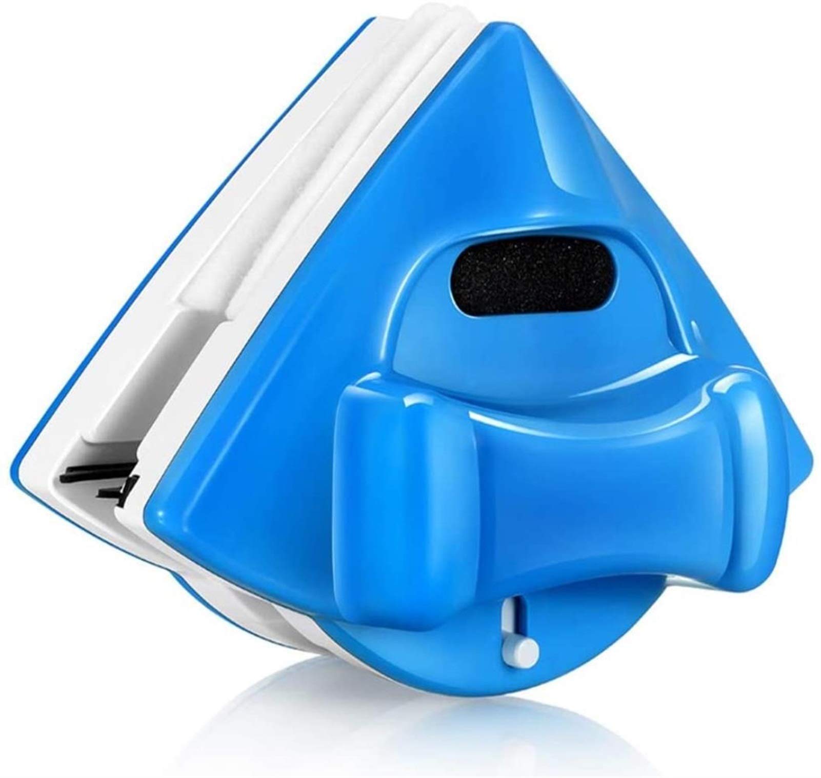 Limpiador de Ventanas magnéticas de Lado, Limpiador de Vidrio Anti-Pizca/Limpiador Magnético con Cuerda Anti-Gota, for Uso doméstico y de Alto Nivel, 15-24 mm, Tipo Manual