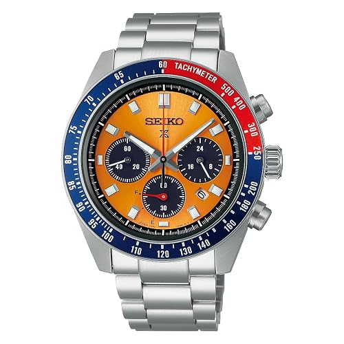 [セイコーウオッチ]PROSPEX SBDL117 メンズ腕時計 日本製 ソーラー SPEEDTIMERシリーズ タキメーターベゼル・クロノグラフ・日付カレンダー搭載 文字盤ブライトイ工ー ステンレススチール