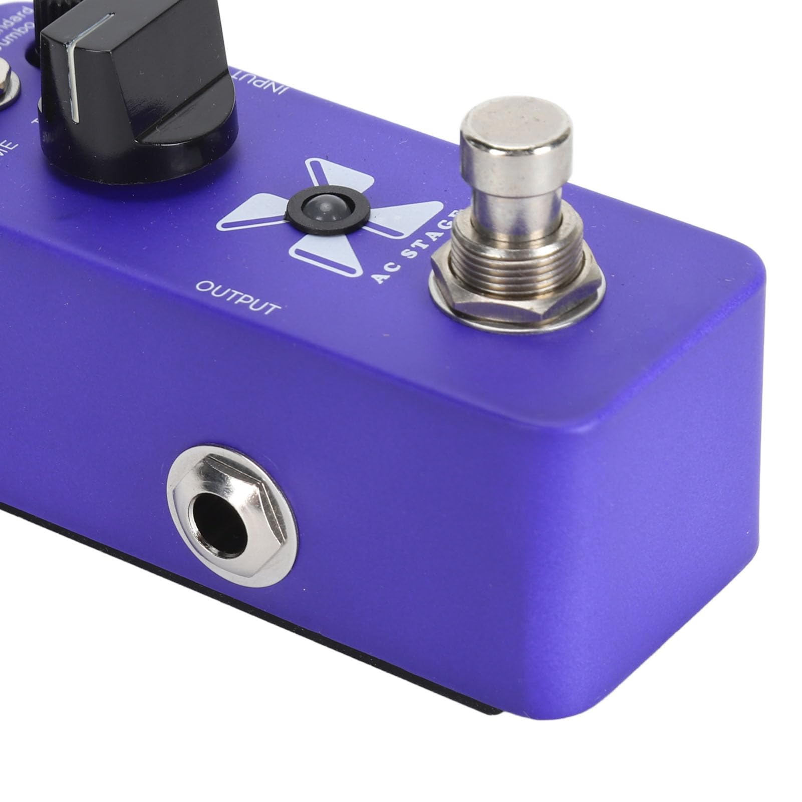 Pédale D'effet de Simulation de Guitare Acoustique en Alliage D'aluminium, 3 Modes D'effets, Mini, Coque Métallique à Large Application, pour la Pratique Quotidienne