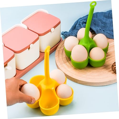 Miniatura 4 de Bandeja de huevo de silicona, soporte para huevos escalfados, tazas para escalfar huevos, utensilios de cocina de huevos, tazas para escalfar huevos