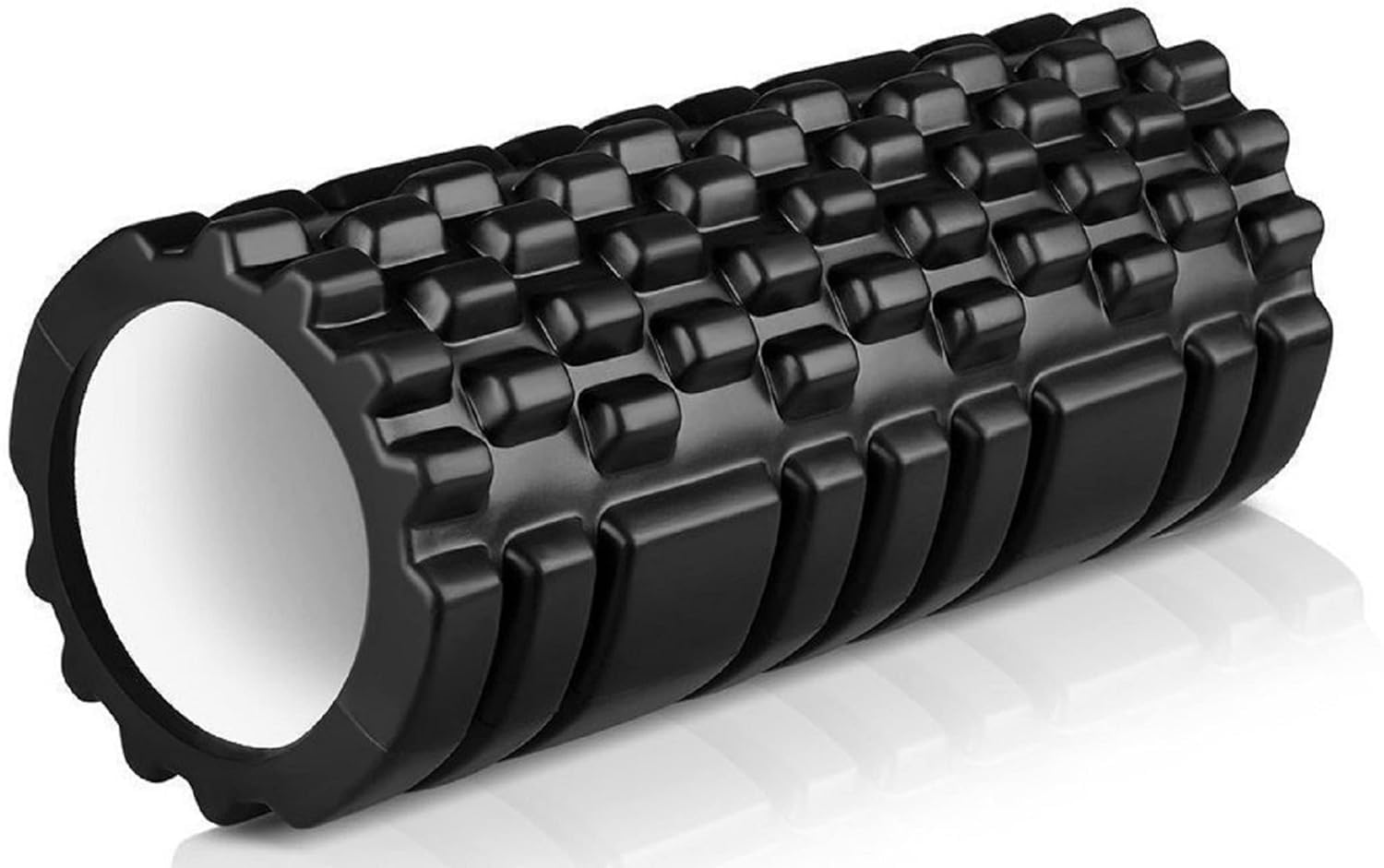 Foam Roller for Back Pain, Deep Tissue Massage and Body Pain High Density Foam Roller for Exercise in Gym, Home Back Roller for Muscle Recovery Massage Roller for Stretching - 33cm Black-picture-50
