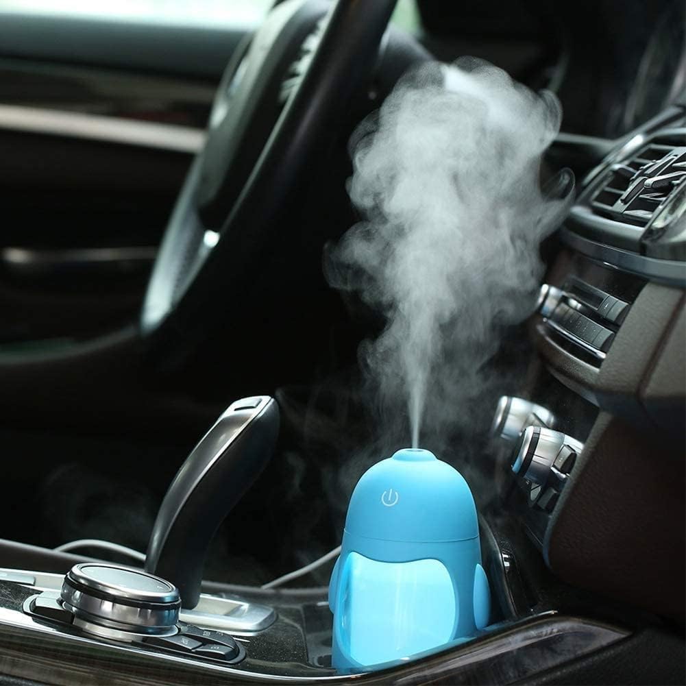 Mini Portable Personal Cool Mist Air Humidifier with Night Light for Travel, Car, Baby, Desk air is not Dry (Color : D)