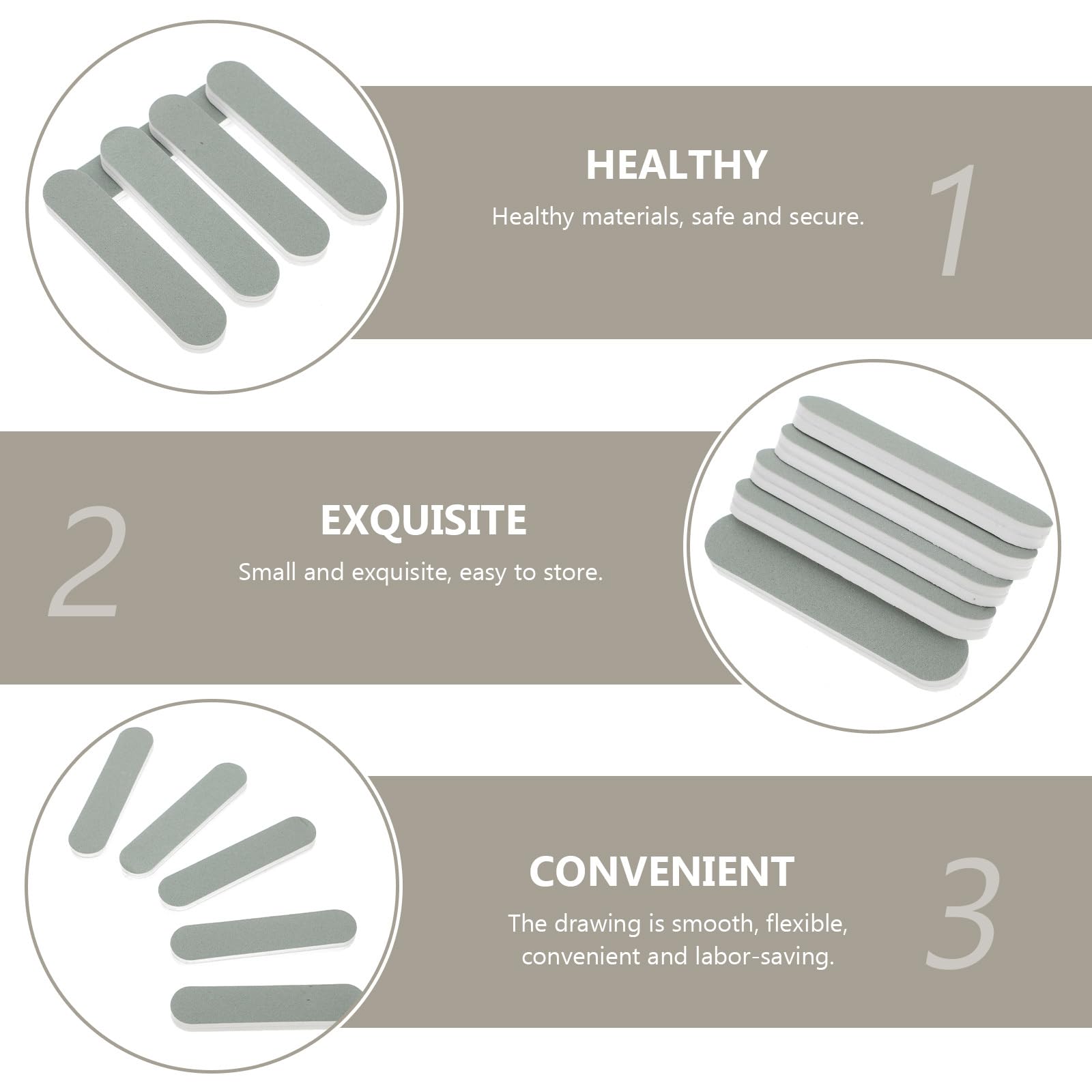 SEWACC 50pcs Silver Rubbing Stick Buffing Compound Sticks Jewelry Polishing Cleaner Jewelry Polishing Stick Jewelry Cleaning Cloth Polishing Compound Sticks Supplies Eva Polishing Plate - Image 4