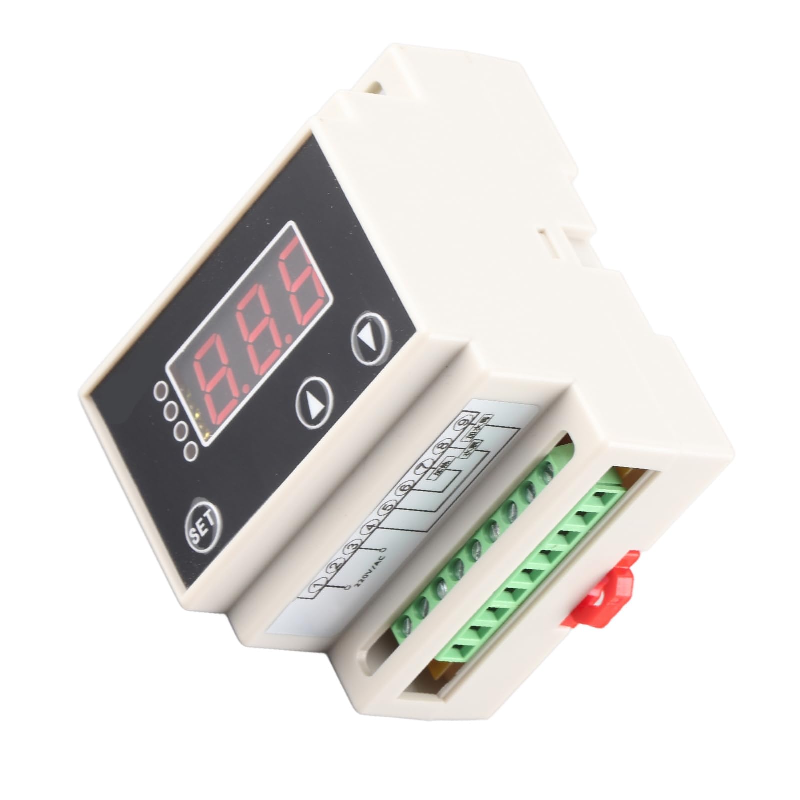TOPINCN Controlador de Temperatura Digital AC220V para de Calentamiento de Agua Solar Diseño Compacto Preciso y Confiable 2 Sensores